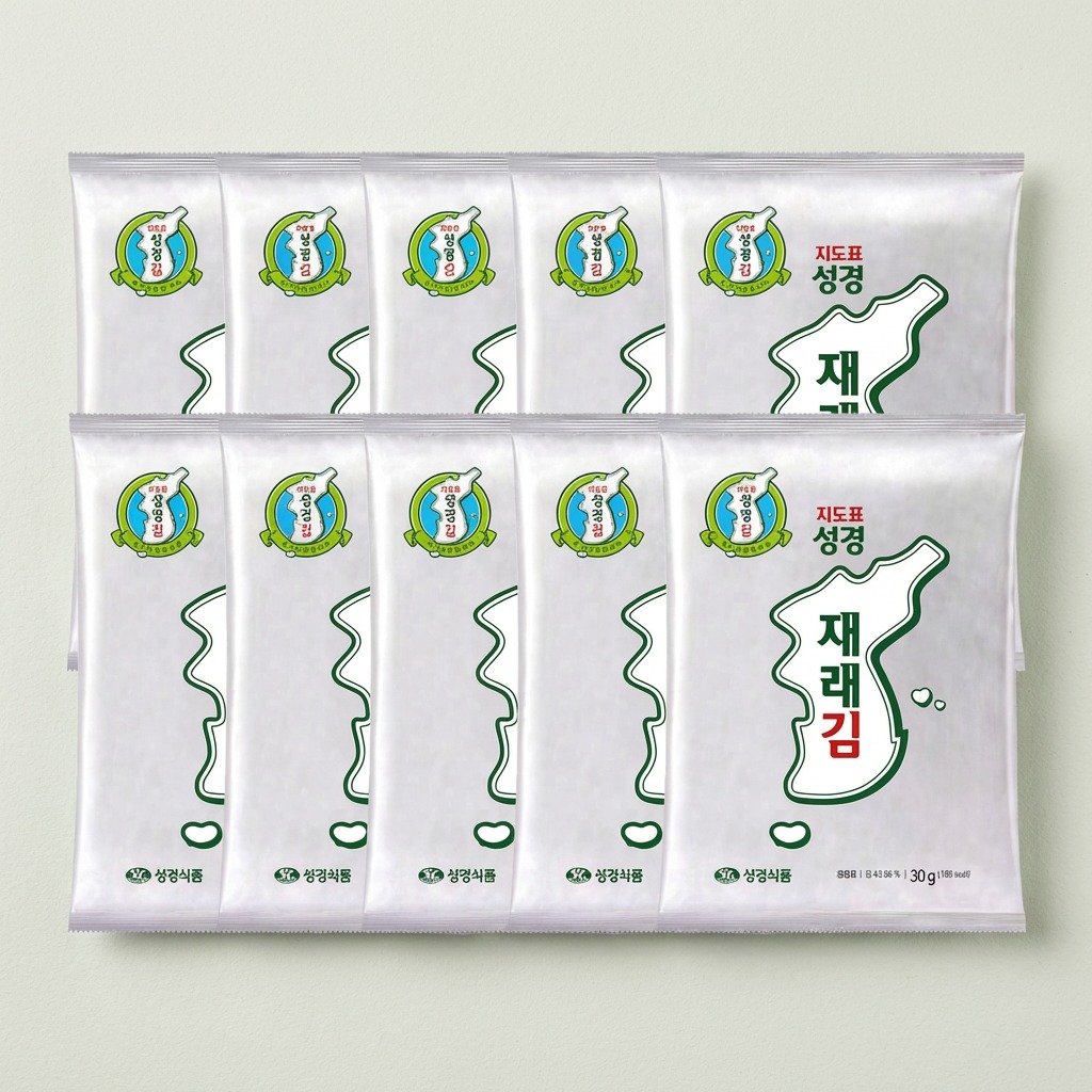 성경식품 재래 전장김, 소박하지만 밥상머리 정을 전하기 딱 좋아요