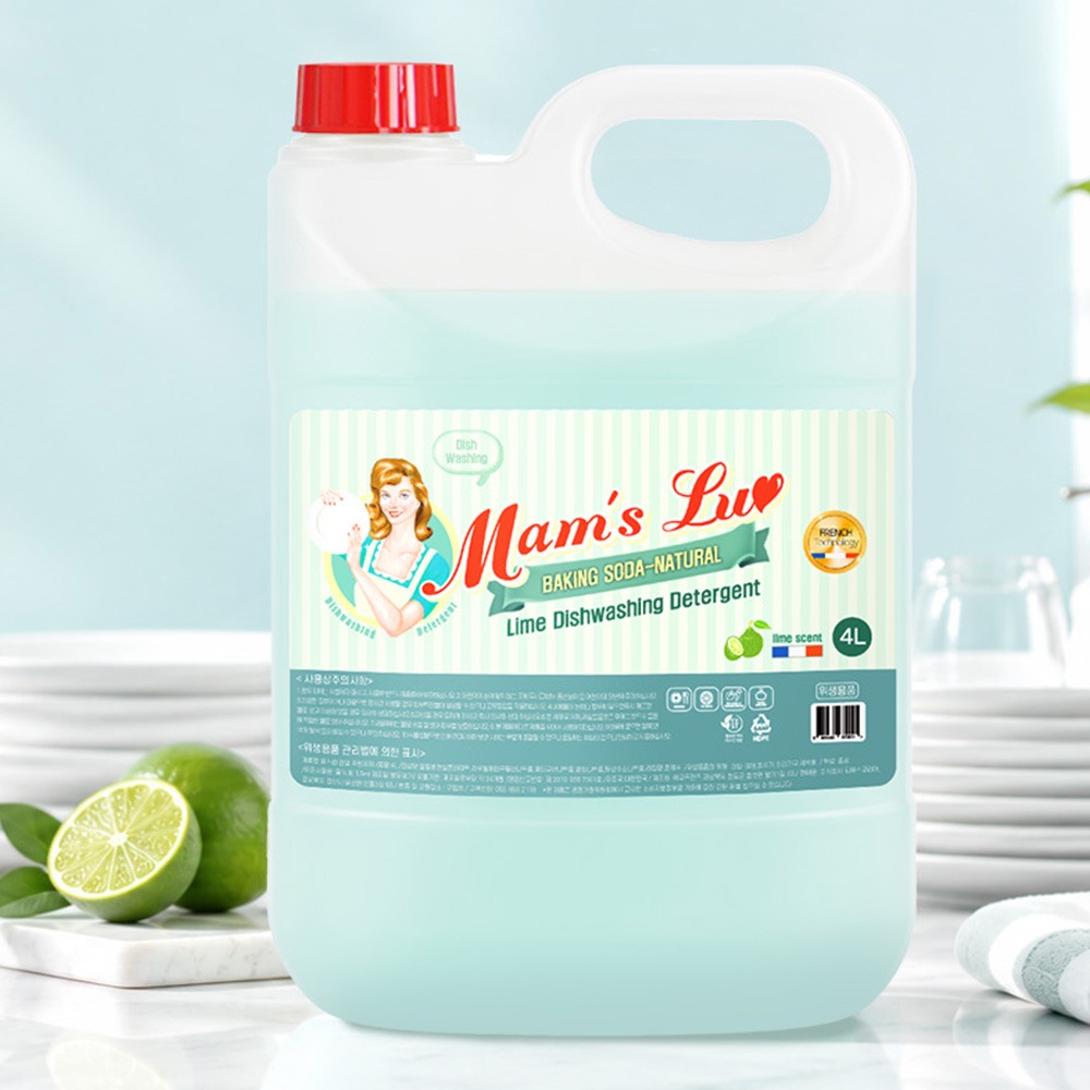 맘스럽 라임 주방세제, 4L 2개! 이 가격이면 무조건 쟁여야죠? 4
