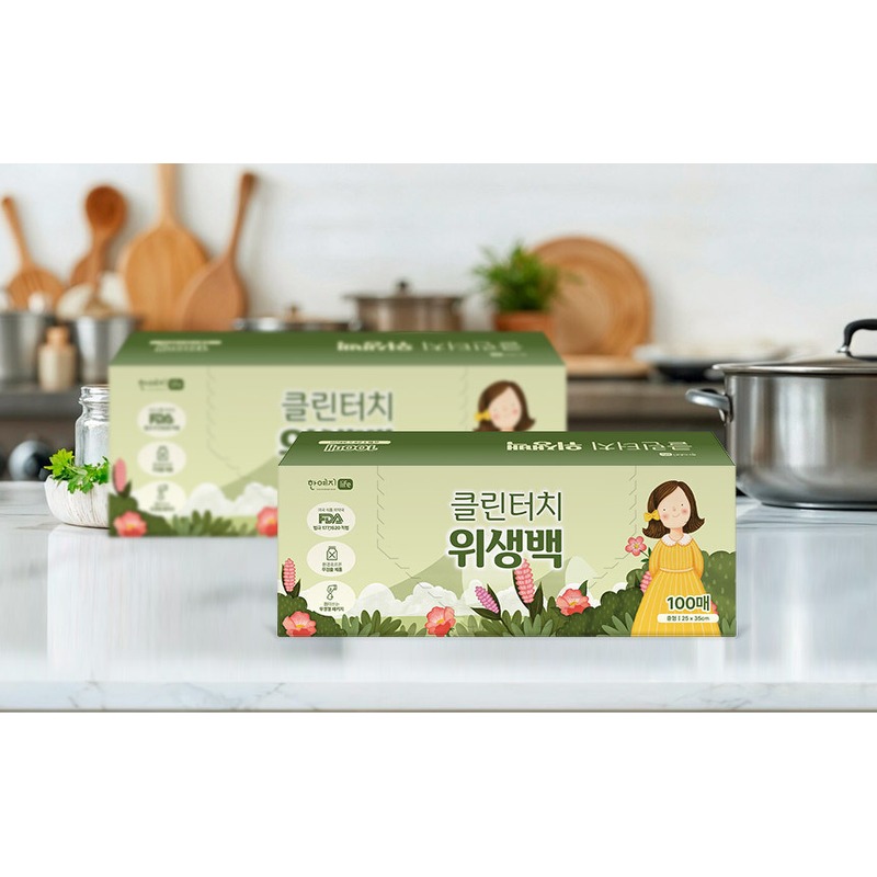 한예지 클린터치 위생백 25x35cm 살 때 중형 사이즈가 우리 집에 딱 맞을까요? 2