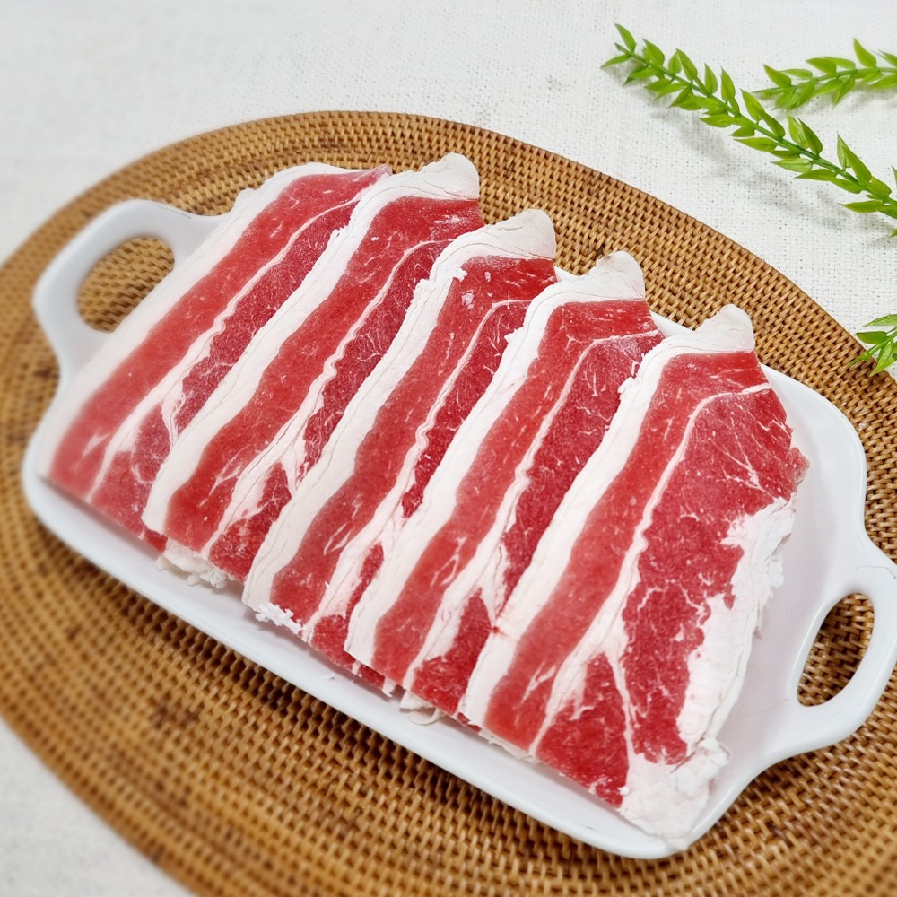 더예쁜한우 우삼겹 삼겹양지 구이용 용량과 가격 비교 기준