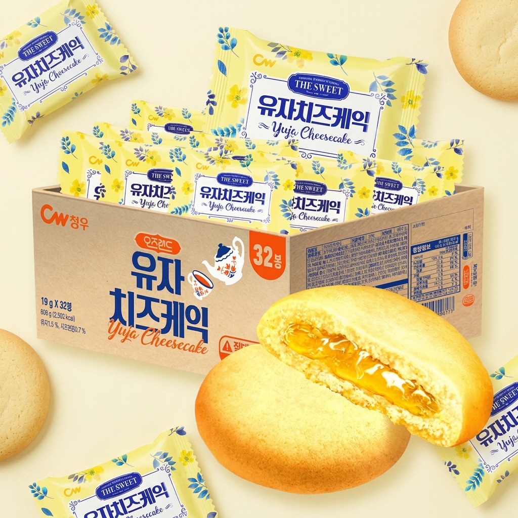 청우 오즈랜드 유자치즈케익 608g 구매 전 확인할 점