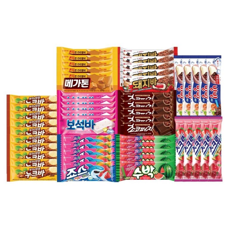 롯데웰푸드 인기 막대 아이스크림 9종 세트 구매 전 냉동실 자리 확인하셨나요