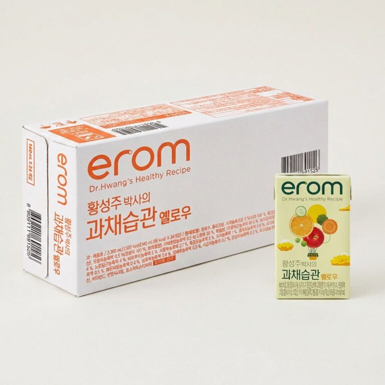 이롬 황성주박사의 과채습관 옐로우 140ml 24개 선물 전 체크포인트