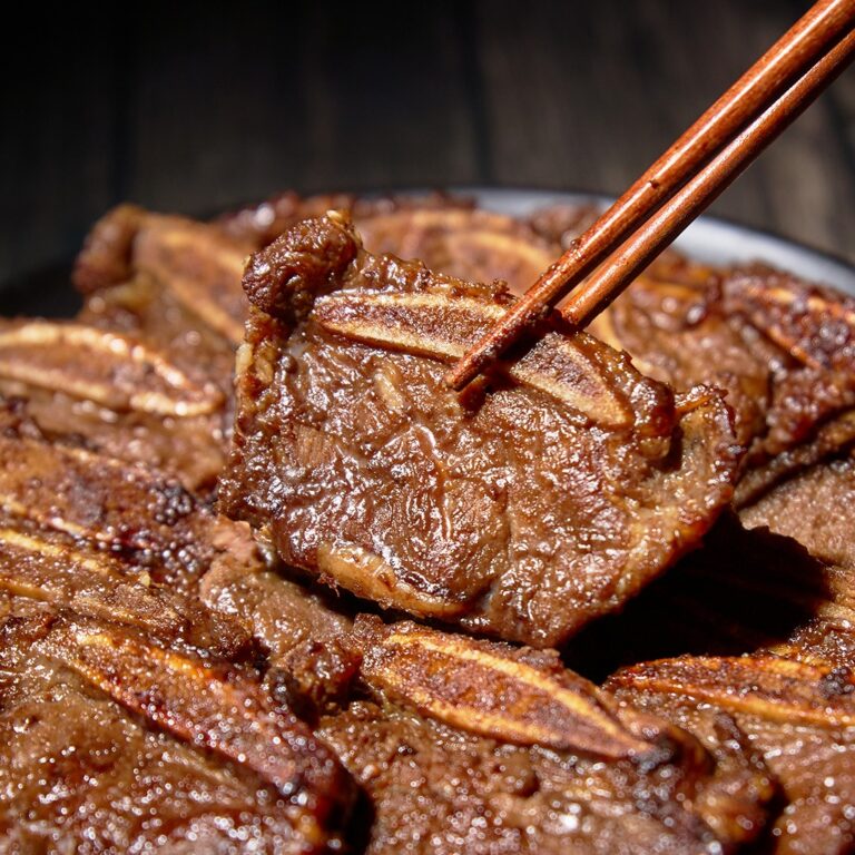 랜선식당 프리미엄 양념LA갈비 1만 원대 실속 구성 직접 구워본 후기