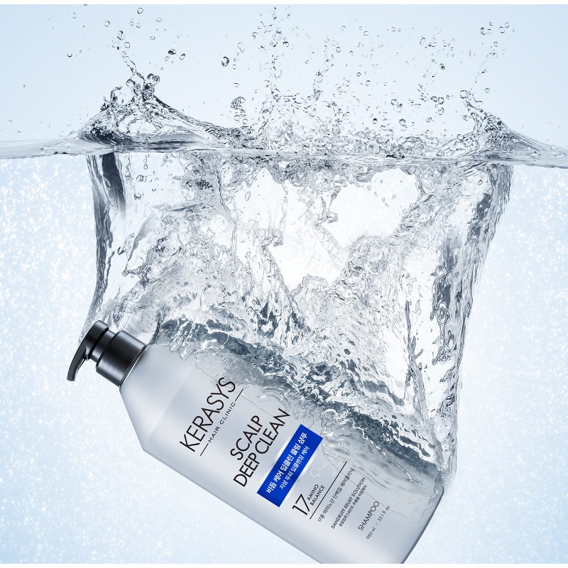 케라시스 두피 비듬케어 딥클린 쿨링 단백질 샴푸, 980ml 두 통에 만천 원대라 바로 장바구니에 담았어요 3