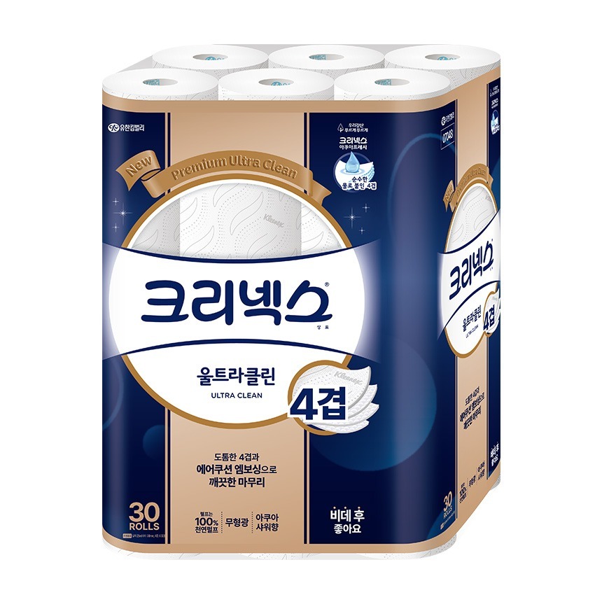 크리넥스 4겹 울트라클린 화장지, 주부의 장바구니 꼼꼼 확인법 2