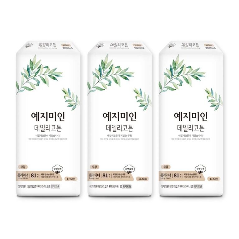 예지미인 데일리코튼 팬티라이너 롱, 저처럼 짧은 거 샀다가 낭패 보지 마세요