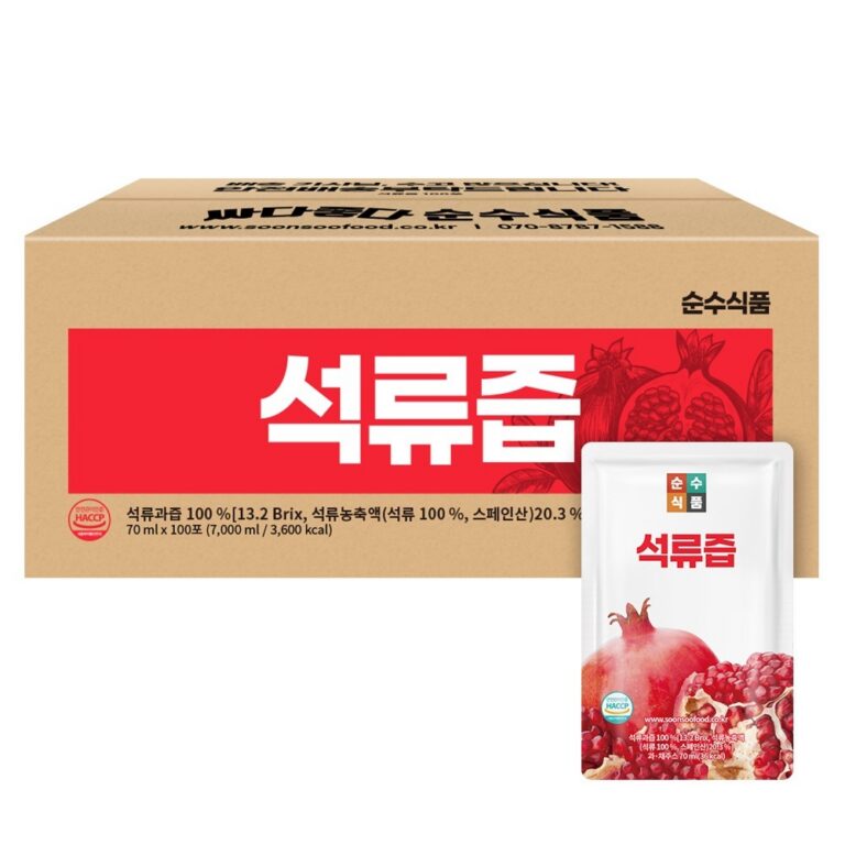 순수식품 석류즙 100포 처음 고를 때 꼭 확인할 세 가지