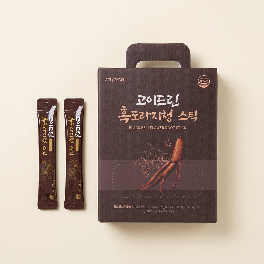 정원삼 고이드린 흑도라지청 스틱, 100포 구매 전 계산해볼 기준은?
