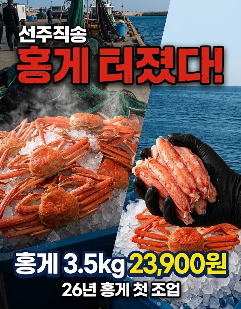 자숙 동해안 홍게, 부모님 주말 저녁 특별한 한 상 선물로 어떠세요? 2