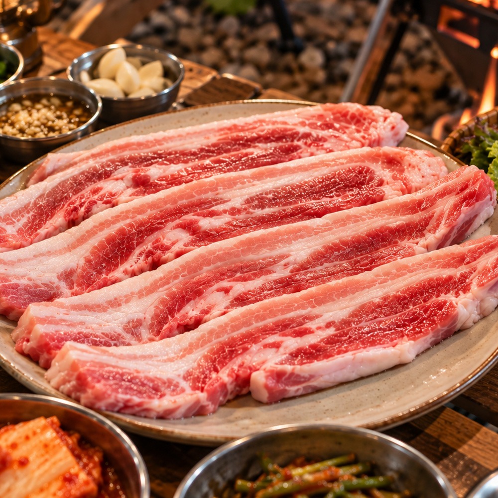 육중대 듀록 흑돼지 삼겹살 솔직 후기, 2kg 넉넉하게 쟁여둔 이유