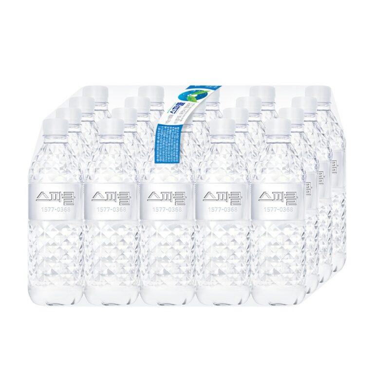 스파클 생수 무라벨 500ml 80개, 한 병 200원대로 끝내는 실속 음수 습관